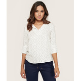 Camisa Mujer Patprimo Blanco Viscosa M/3/4 30010434-51896