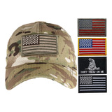 Lightbird Multicam - Gorra Ocp Con 6 Parches Militares, Gorr