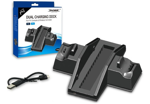 Base De Carga Dual Para Ps4 Y Ps4 Pro