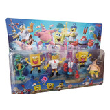 Bob Esponja Calamardo Don Cangrejo Set X 6 Personajes