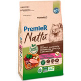 Ração Premier Nattu Cães Adulto Raças Pequena Mandioca 2,5kg