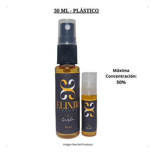 Perfume Loción Hombre 30ml 50% Concent - mL a $763