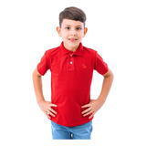 Camisa Infantil Polo Piquet Algodão Manga Curta