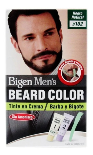 Tinte Bigen Men's Barba Y Bigote · Negro Natural B102