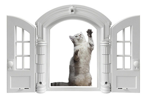 Puerta Xl Interior Para Gatos Y Perros Mascotas 28*25 Cm 