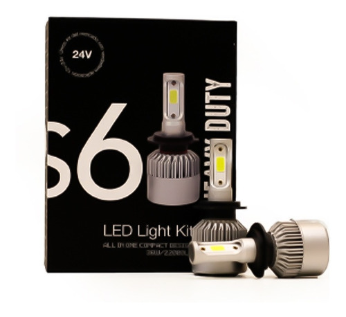 Kit Cree Led H7 H1 H3 H11 22000lm Camiones 24v Heavy Duty