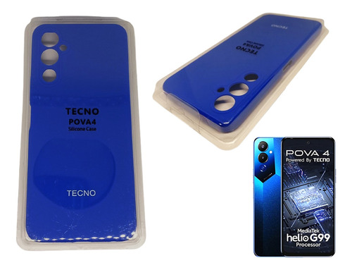 Funda, Estuche Silicone Case Para Tecno Mobile Pova 4