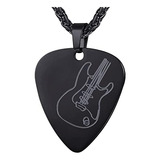 Collar De Púa De Guitarra U7 Con Cadena De Cuerda Ajustable,