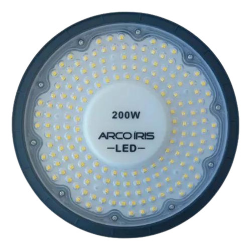 Luminária Ufo Led 200w Galpão Bivolt Industrial Frio Ip67