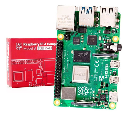 Raspberry Pi 4 Model B 8gb Uk Usb Domotica Robotica