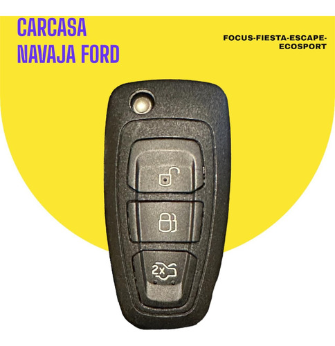 Carcasa Llave Para Ford Focus, Fiesta,escape,ecosport