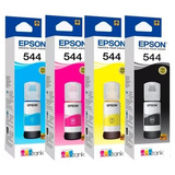 Pack 4 Tintas Epson Original 544 T544 L1110 L3110 L3150