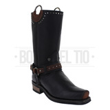 Botas Chopper Motociclista Argolla Liberty Trompa Puerco