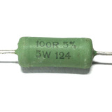 Resistor De Fio 100r 5w 5 Por Cento 10 Unidades