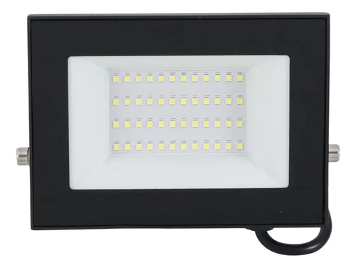 Refletor Led 50w 6000k Bivolt Preto Ip66 Prova D'água - Gaya