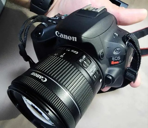 Kit Completo Canon Sl2 18-55mm + Flash Ttl + Sds + Mic + Bat