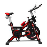 Bike Spinning Ergométrica Bicicleta Profissional C/regulagem Cor Indoor Spinning Bike Preto / Vermelho