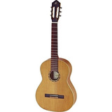 Ortega R122l Guitarra Clasica Para Zurdo Escala 650 + Funda 