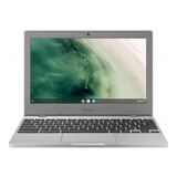 Portátil Samsung Chromebook 4 Xe310xba Platinum Titan 11.6 , Intel Celeron N4000  4gb De Ram 32gb Ssd, Intel Uhd Graphics 600 1366x768px Google Chrome