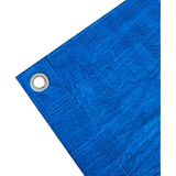 Lona Rafia Cubre Cerco Azul 2x50mt Super Resistentes