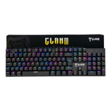 Teclado Mecânico Gamer Clanm King Cl-tk87 Preto Luminoso