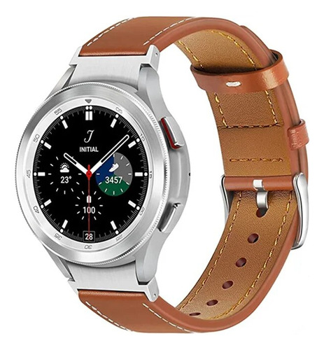 Correa De Cuero Sin Huecos Para Samsung Galaxy Watch 6  Corr