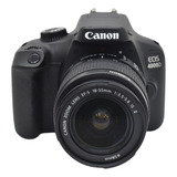  Camara Canon Eos Kit 4000d + Lente 18-55mm Dslr 