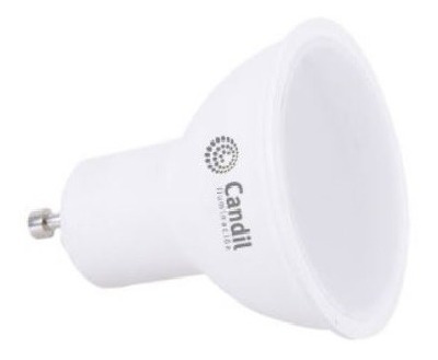 Lampara Led Gu10 7w  100grados  530 Lum Blanco Frio Candil