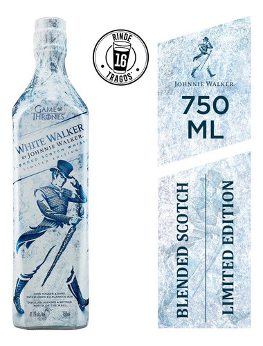 Whisky White Walker By Johnnie Walker Game Of Thrones 750cc