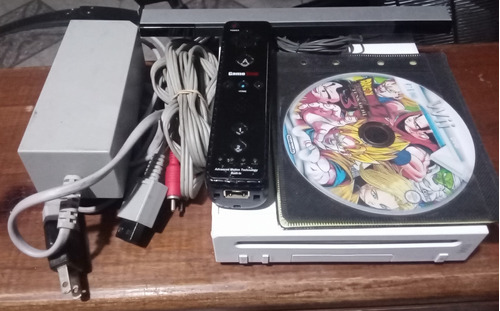 Nintendo Wii Blanca, 1 Control, Cables, 5 Juegos En Dvd