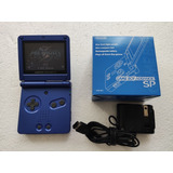 Nintendo Gba Sp Gameboy Advance Sp Azul Ags-001 + 1 Juego