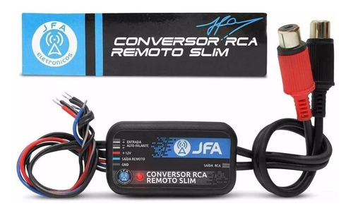 Conversor Fio P/ Rca Jfa Remoto Cd Dvd Radio Som Original