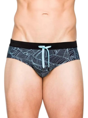 Sexy Traje De Baño Tipo Bikini De Figuras Abstractas