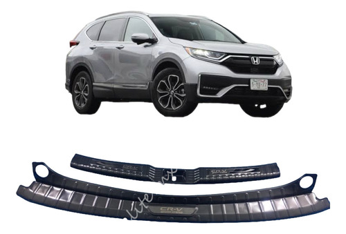 Par De Protectores Cajuela Fibra De Carbono Cr-v 2017 A 2020