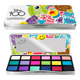 Paleta De Sombras 18 Tonos Edición Happy Faces De Disney 100