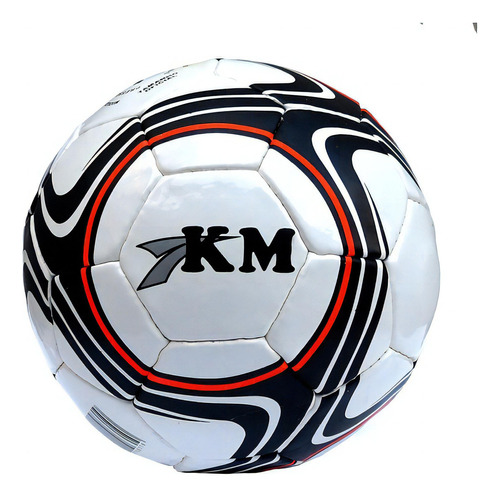 Bola Futebol De Campo Kaemy Com Guizo Premium Cor Preto