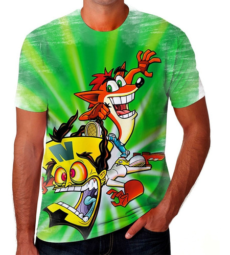 Camiseta Camisa Crash Bandicoot Jogo Corrida Envio Rapido 11