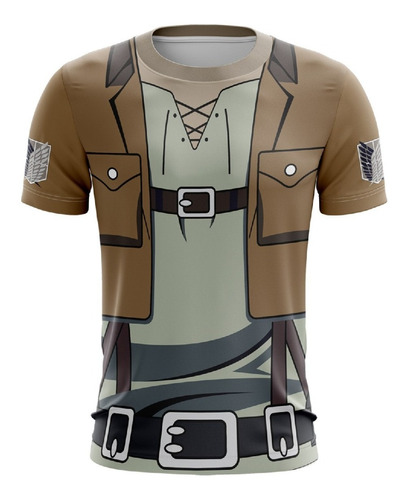 Playera Sublimada Talla Extra Shingeki No Kyojin (levi) 