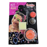 Kit Maquillaje Naranja Fluo