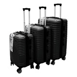 Set De 3 Maletas Rígidas Viaje 4 Ruedas