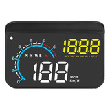 M12 Gps Hud. Carro Obd2. Cabeça Para Cima Exibir. Gps Com