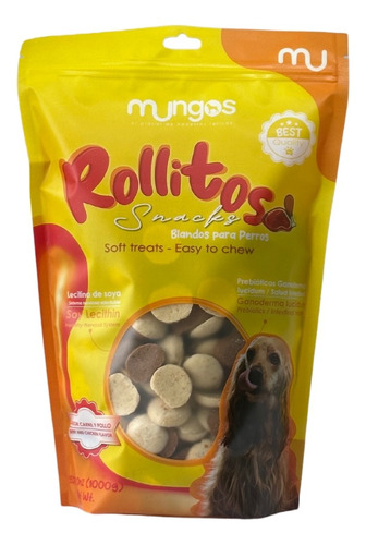 Snacks Para Perros Mungos Rollitos 1000 G Recarga