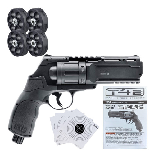 Marcadora Umarex Gotcha Revolver Tr50 Paintball .50 Co2 Xtrc