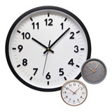 Relógio De Parede Decorativo 20cm Pequeno Silencioso Quartz