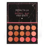 Dolce Bella Pallete Rubores X15 Tonos