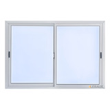 Ventana Corrediza Aluminio Herrero Lebaux 60x50 Color Blanco