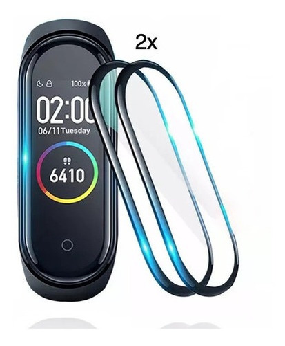 Película Xiaomi Mi Band 4 Nano Gel Anti Risco Kit Com 2