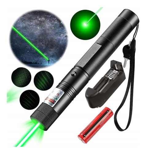 Caneta Laser Verde Ultra Forte Super Alcance A Prova D'agua