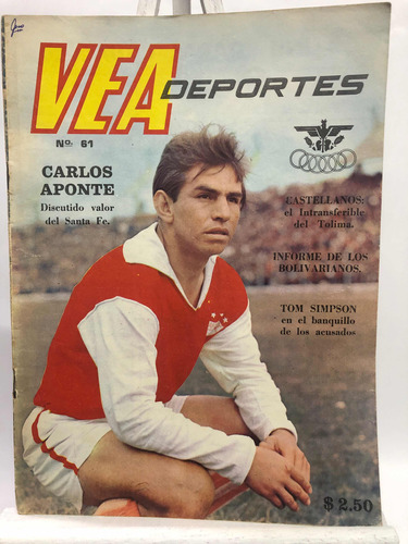 Revista Deportiva Vea # 61  De 1965 Buenas Condiciones