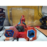 Disney Infinity Spider-man Base Acrílico Y 2 Discos De Poder